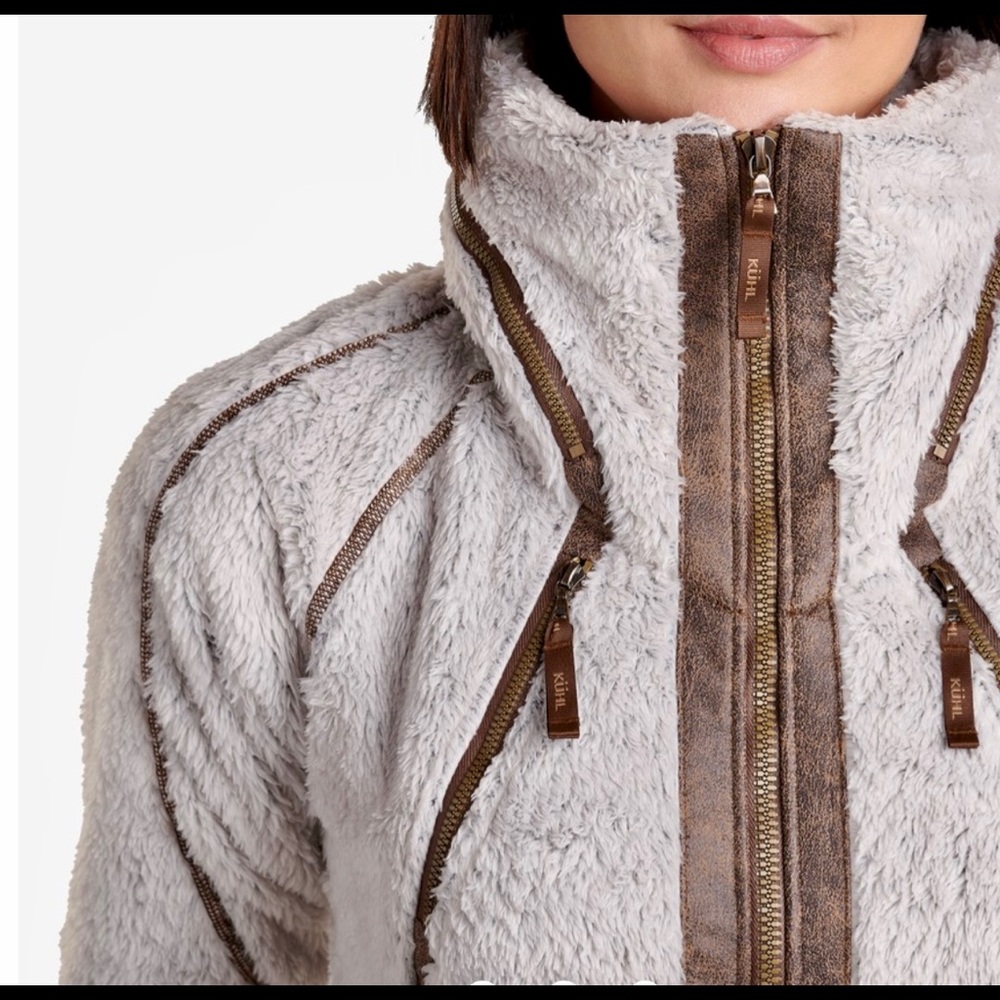 KÜHL FLIGHT™ Women’s Jacket; Two-Toned Italian Fleece. Size Small.